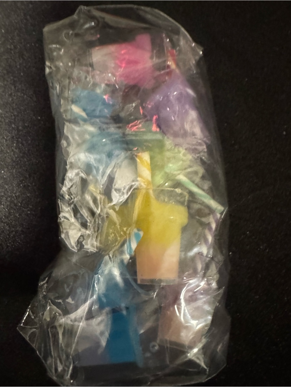 Assorted Pastel Drink Keychain Charms - Multi Color